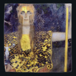 Pallas Athena, Gustav Klimt Bandana<br><div class="desc">Gustav Klimt (July 14, 1862 – February 6, 1918) was an Austrian symbolist painter and one of the most prominent members of the Vienna Secession movement. Klimt is noted for his paintings, murals, sketches, and other objets d'art. In addition to his figurative works, which include allegories and portraits, he painted...</div>
