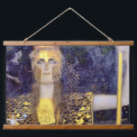 Pallas Athena, Gustav Klimt Hanging Tapestry<br><div class="desc">Gustav Klimt (July 14, 1862 – February 6, 1918) was an Austrian symbolist painter and one of the most prominent members of the Vienna Secession movement. Klimt is noted for his paintings, murals, sketches, and other objets d'art. In addition to his figurative works, which include allegories and portraits, he painted...</div>