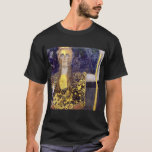 Pallas Athena, Gustav Klimt T-Shirt<br><div class="desc">Gustav Klimt (July 14, 1862 – February 6, 1918) was an Austrian symbolist painter and one of the most prominent members of the Vienna Secession movement. Klimt is noted for his paintings, murals, sketches, and other objets d'art. In addition to his figurative works, which include allegories and portraits, he painted...</div>