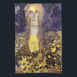Pallas Athena, Gustav Klimt Tea Towel<br><div class="desc">Gustav Klimt (July 14, 1862 – February 6, 1918) was an Austrian symbolist painter and one of the most prominent members of the Vienna Secession movement. Klimt is noted for his paintings, murals, sketches, and other objets d'art. In addition to his figurative works, which include allegories and portraits, he painted...</div>