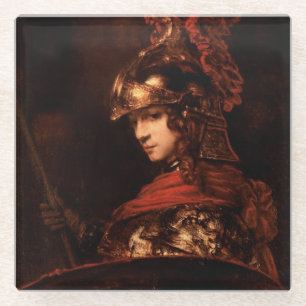Pallas Athena or, Armoured Figure, 1664-65 Glass Coaster