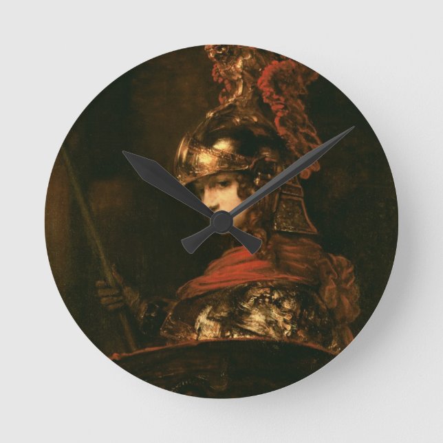 Pallas Athena or, Armoured Figure, 1664-65 Round Clock (Front)