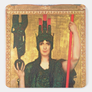 Pallas Athena Square Sticker