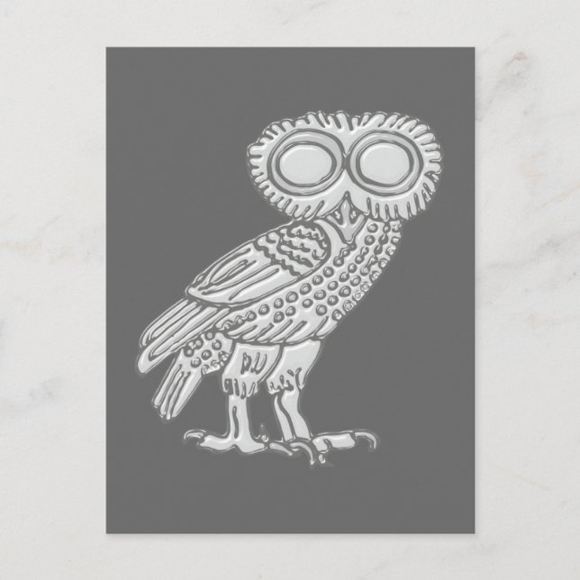 Pallas Athene Athena Eule owl Postcard (Front)