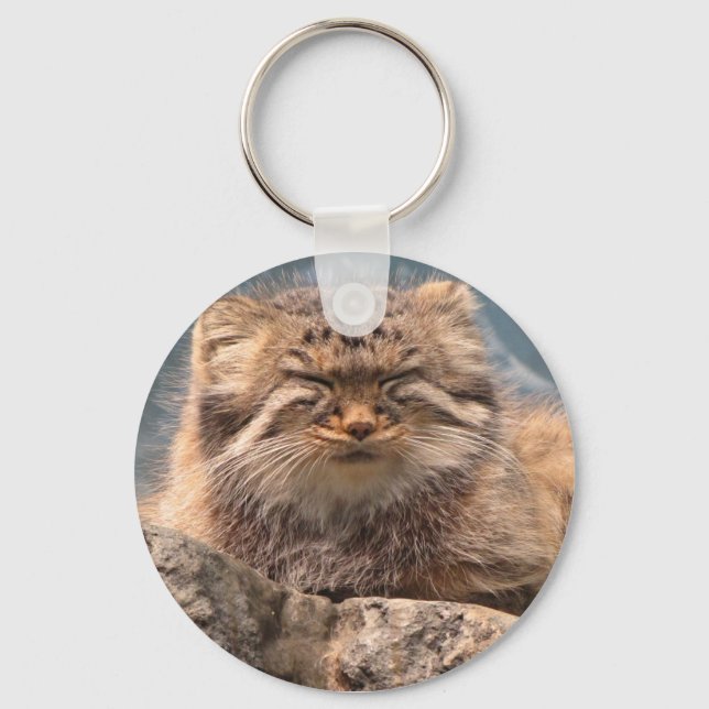 Pallas Cat Key Ring (Front)