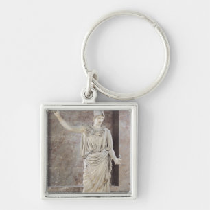 Pallas de Velletri, statue of helmeted Athena Key Ring