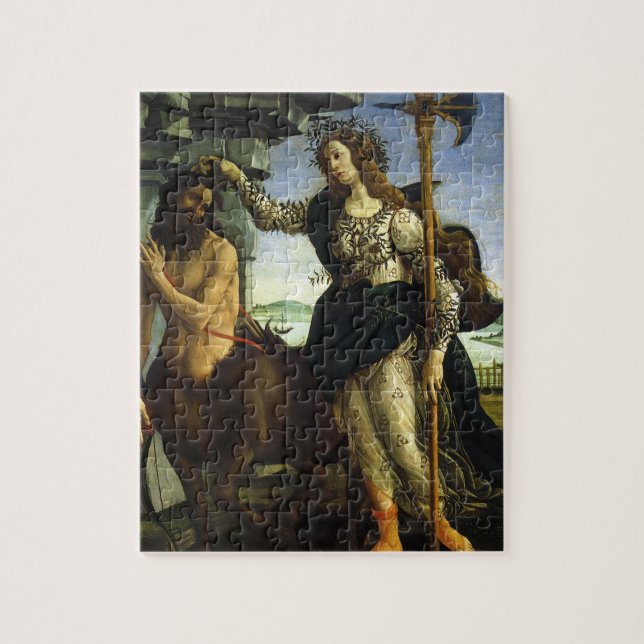 Pallas (Minerva) and Centaur by Sandro Botticelli Jigsaw Puzzle (Vertical)
