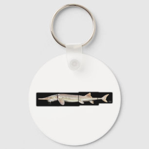 Pallid Sturgeon - Scaphirhynchus albus Key Ring