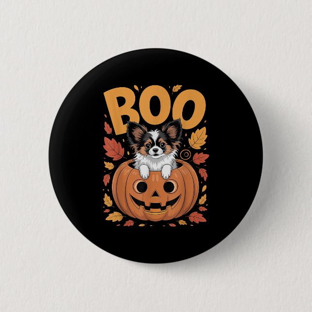 Pallon Costume On Pumpkin Halloween Pallon  6 Cm Round Badge (Front)