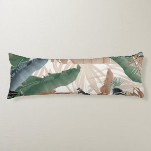 Palm Banana Leaves Bliss (Fall Colours) 1 #tropica Body Cushion