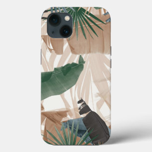 Palm Banana Leaves Bliss (Fall Colours) 1 #tropica iPhone 13 Case