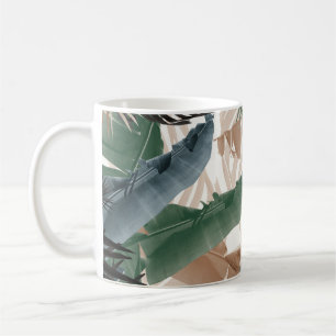 Palm Banana Leaves Bliss (Fall Colours) 1 #tropica Coffee Mug
