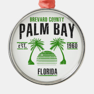 Palm Bay Metal Ornament