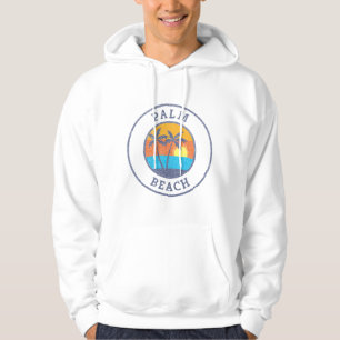 Palm Beach, Aruba Faded Classic Style Hoodie