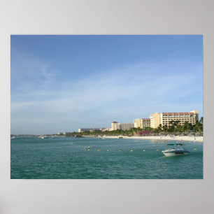 Palm Beach, Aruba Poster