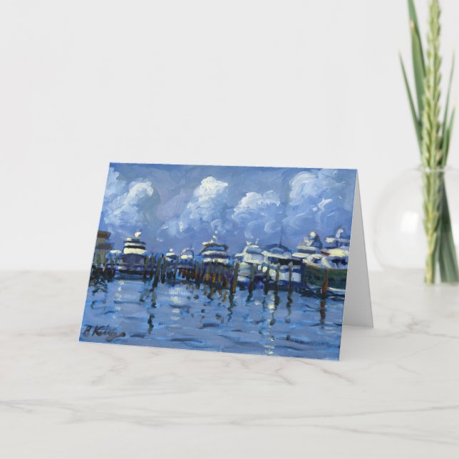 Palm Beach City Docks note cards (Front)
