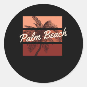 Palm Beach Classic Round Sticker