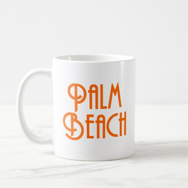 palm beach coffee mug (Left)