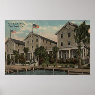 Palm Beach, FL - Exterior View of Palm Beach Poster