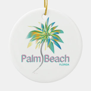 Palm Beach, Florida Ceramic Ornament