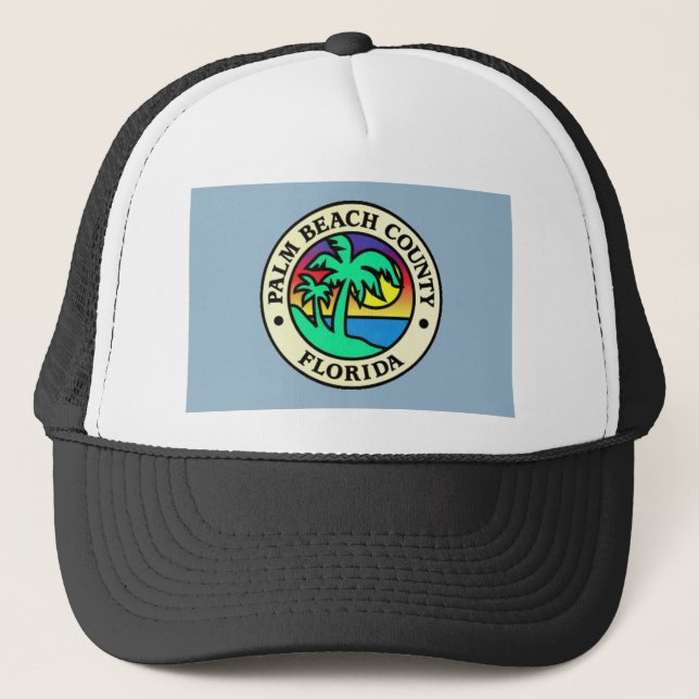 Palm Beach Florida Trucker Hat (Front)