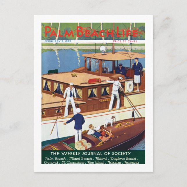Palm Beach Life #6 postcard (Front)