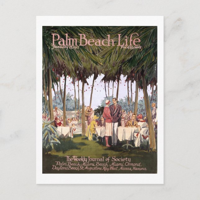 Palm Beach Life #7 postcard (Front)