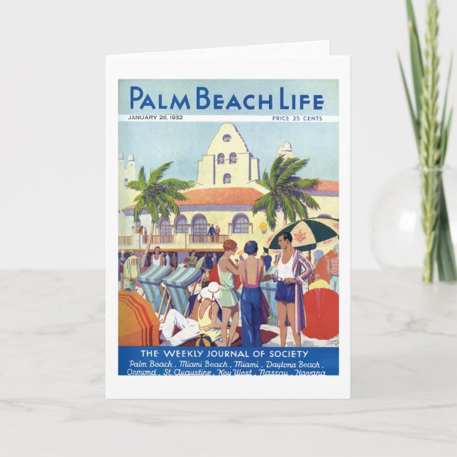Palm Beach Life #8 note card (Front)