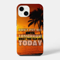 Palm beach ocean sunset | motivational phrase