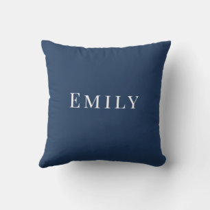 Palm Beach Preppy Personalised Name Throw Pillow