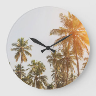 Palm Beach Scenic View Large Clock