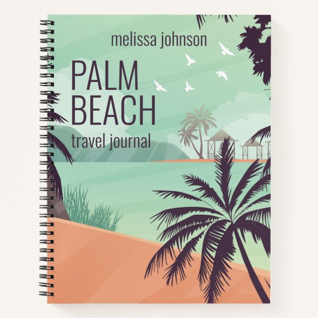 Palm Beach Travel Notebook (Front)