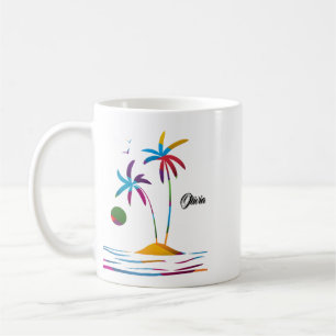 Palm Beach Tropical Sunrise Coffee Mug