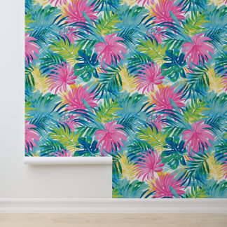 Palm Breeze Canvas Wallpaper