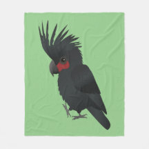Palm cockatoo vector illustration