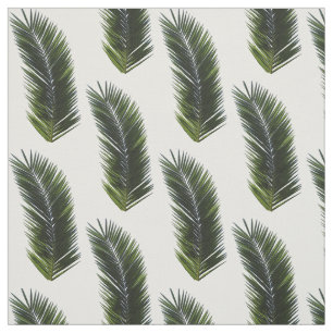 Palm coconut leaf tropical fabric