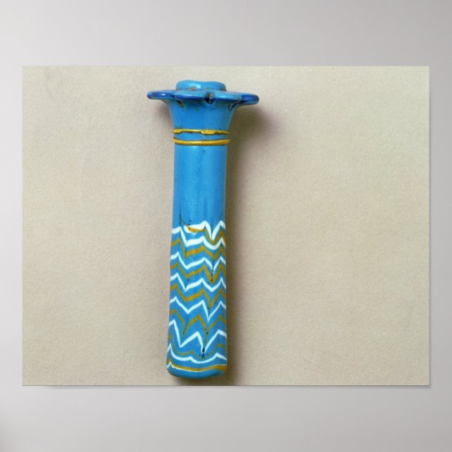 Palm column kohl flask, from Amarna Poster (Front)