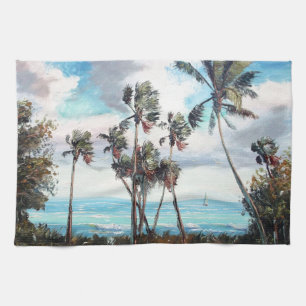 Palm Cove Tea Towel