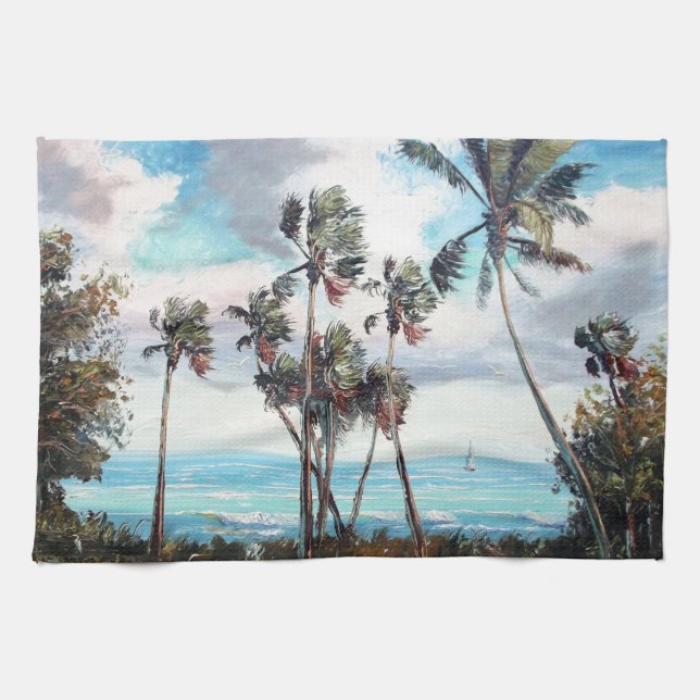 Palm Cove Tea Towel (Horizontal)