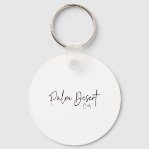 Palm Desert California Ca Retro Key Ring