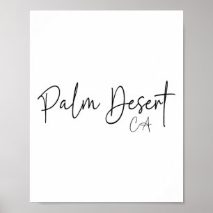 Palm Desert California Ca Retro Poster