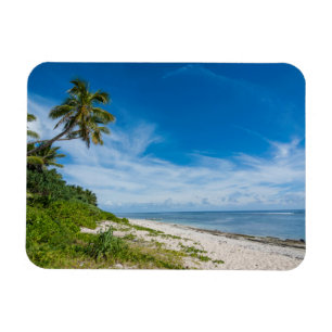 Palm Fringed Kolovai Beach Magnet