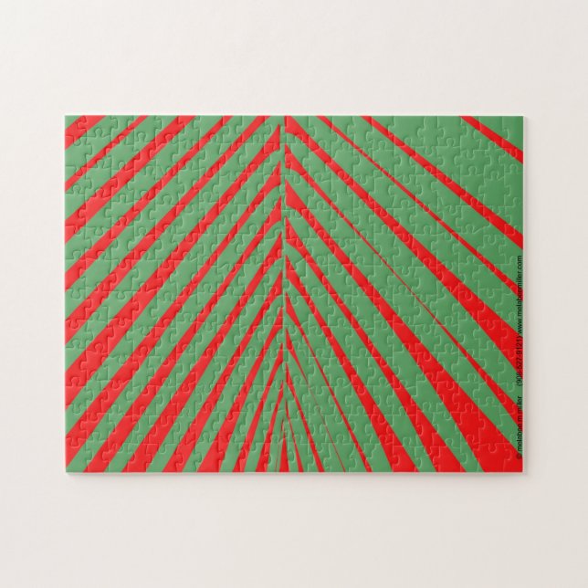 Palm Frond Puzzle (Horizontal)
