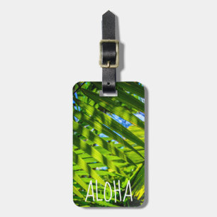 Palm Fronds, Grove Farm, Kauai, Hawaii - Aloha Luggage Tag