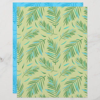 Palm Green Scrapbook Paper