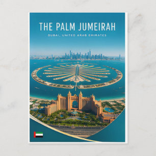 Palm Jumeirah Dubai UAE Island Skyline Escape 🗺️ Postcard