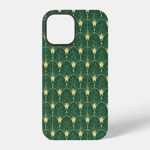 Palm leaf: art deco pattern. iPhone 12 case