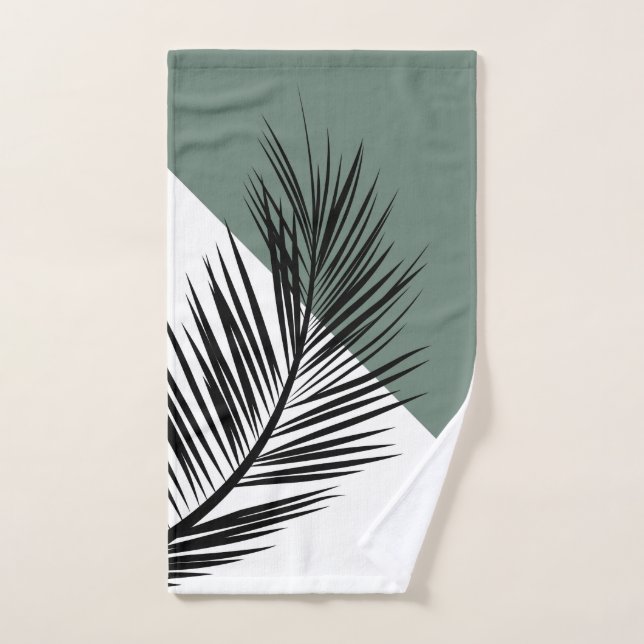 Palm leaf bath towel set (Hand Towel)