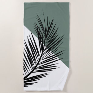 Palm leaf beach towel