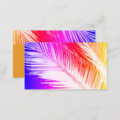 palm leaf business card template original art (Front/Back)